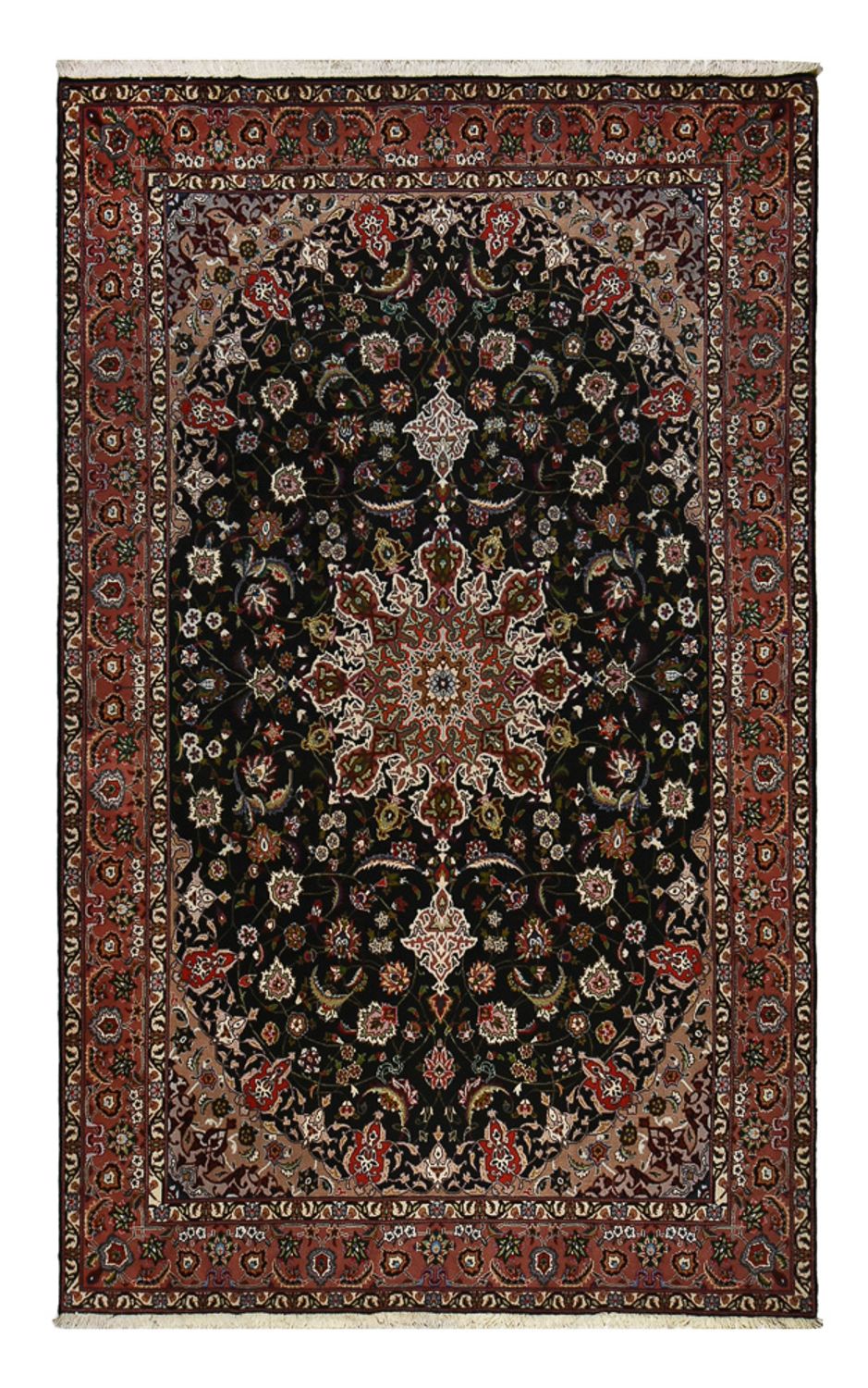 Tapis persan - Tabriz - Royal - 316 x 197 cm - bleu foncé