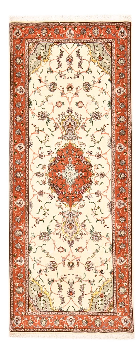 Tapis de couloir Tapis persan - Tabriz - Royal - 206 x 80 cm - multicolore