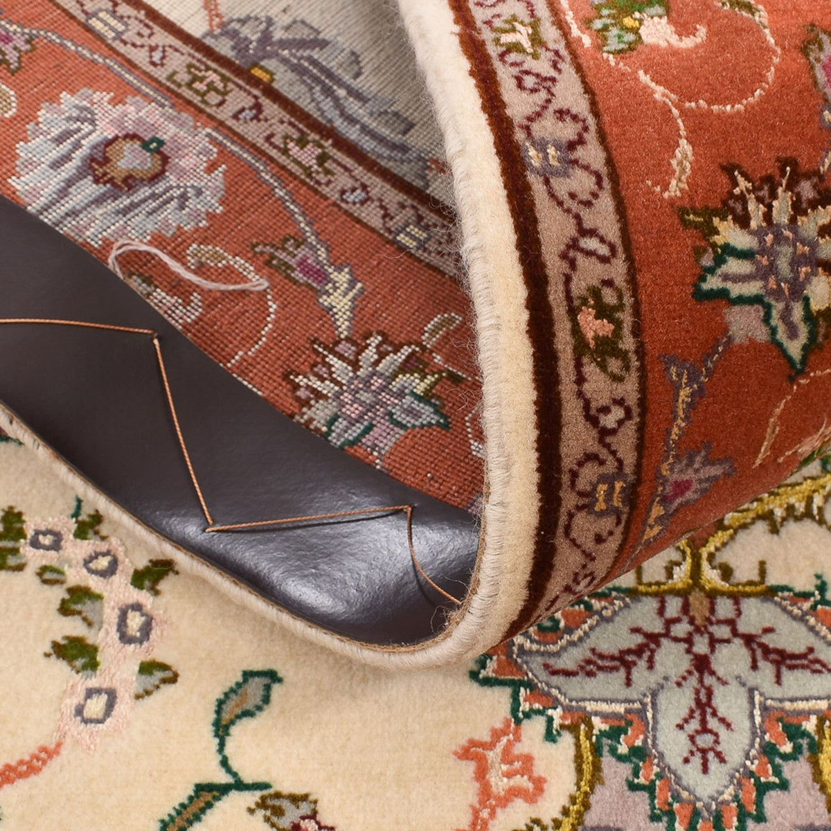 Tapis de couloir Tapis persan - Tabriz - Royal - 206 x 80 cm - multicolore