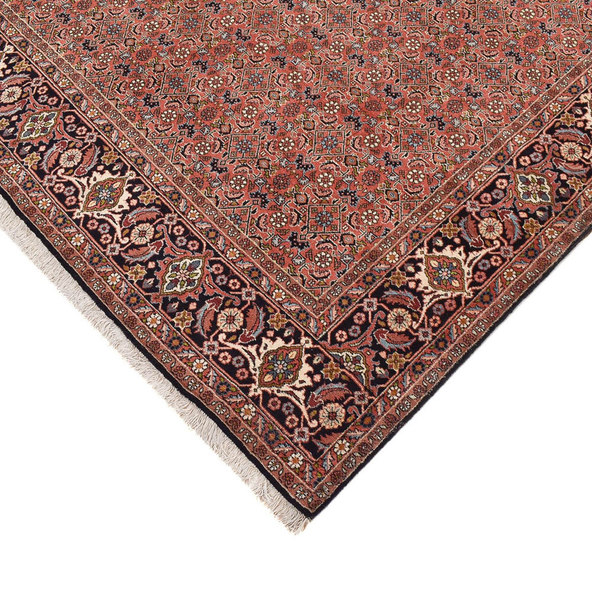 Tapis de couloir Tapis persan - Bidjar - 389 x 199 cm - rouille