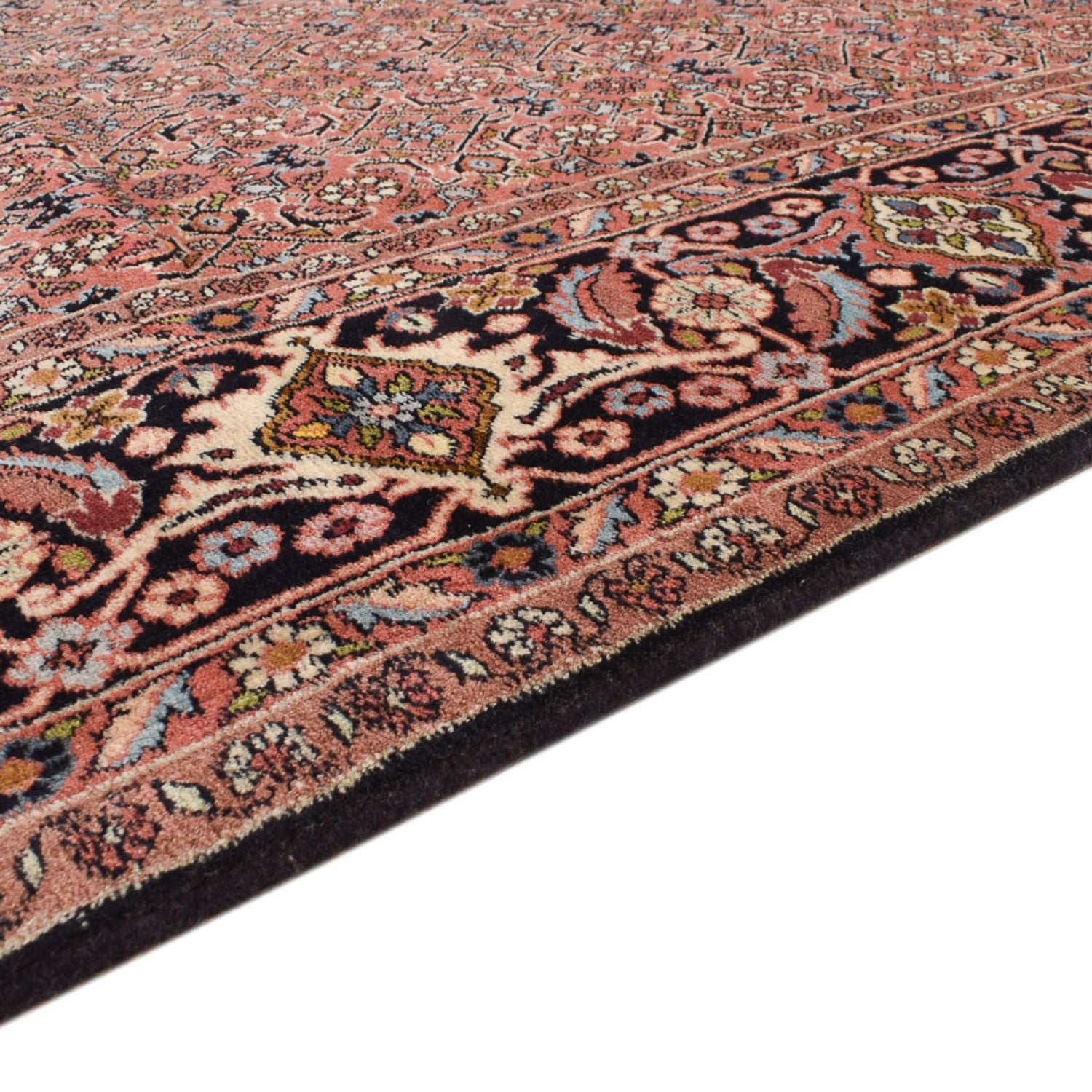 Tapis de couloir Tapis persan - Bidjar - 389 x 199 cm - rouille