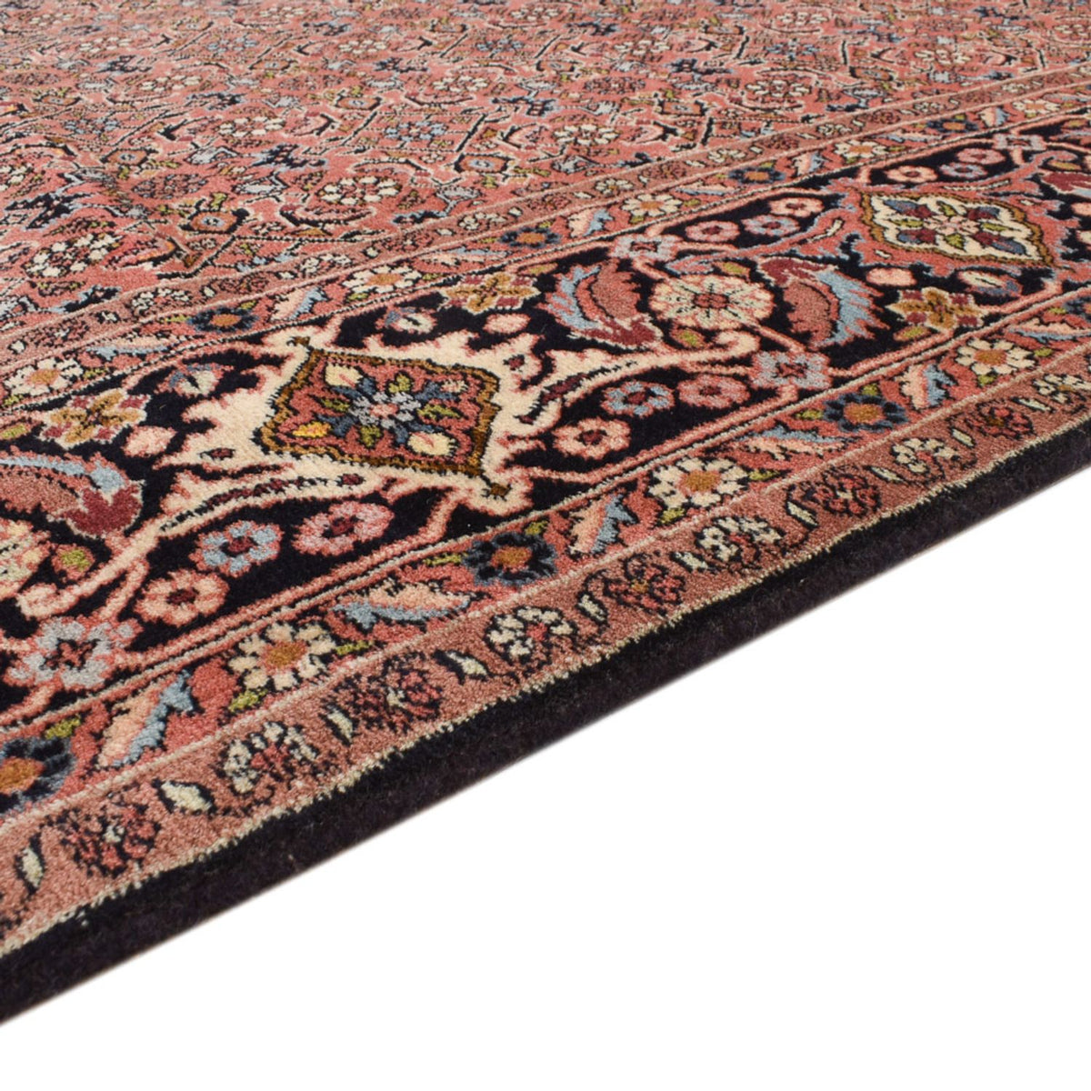 Tapis de couloir Tapis persan - Bidjar - 389 x 199 cm - rouille