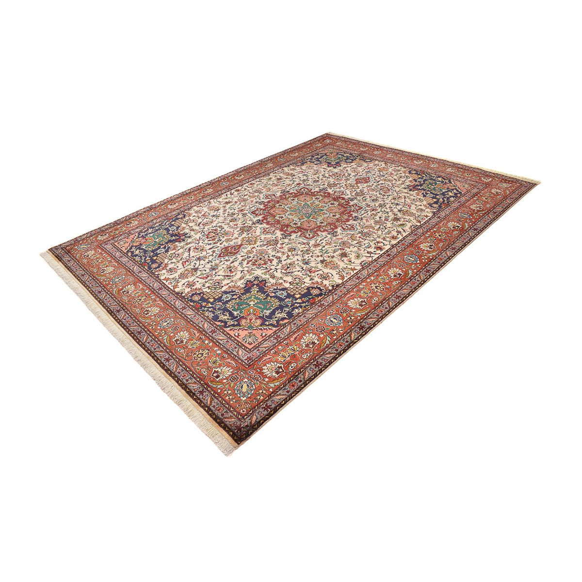 Tapis persan - Tabriz - Royal - 356 x 258 cm - crème