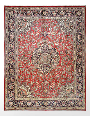 Tapis persan - Tabriz - Royal - 396 x 302 cm - rouge