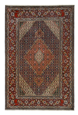Tapis persan - Tabriz - Royal - 300 x 200 cm - marron foncé