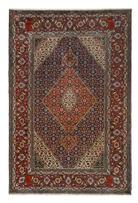 Tapis persan - Tabriz - Royal - 300 x 200 cm - marron foncé