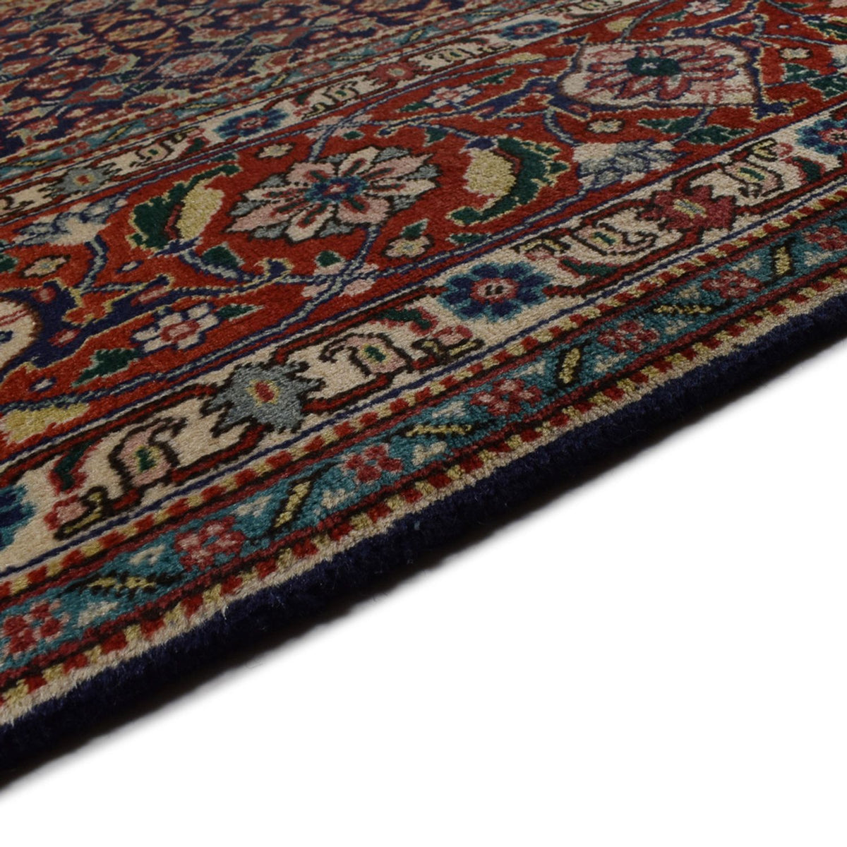 Tapis persan - Tabriz - Royal - 300 x 200 cm - marron foncé