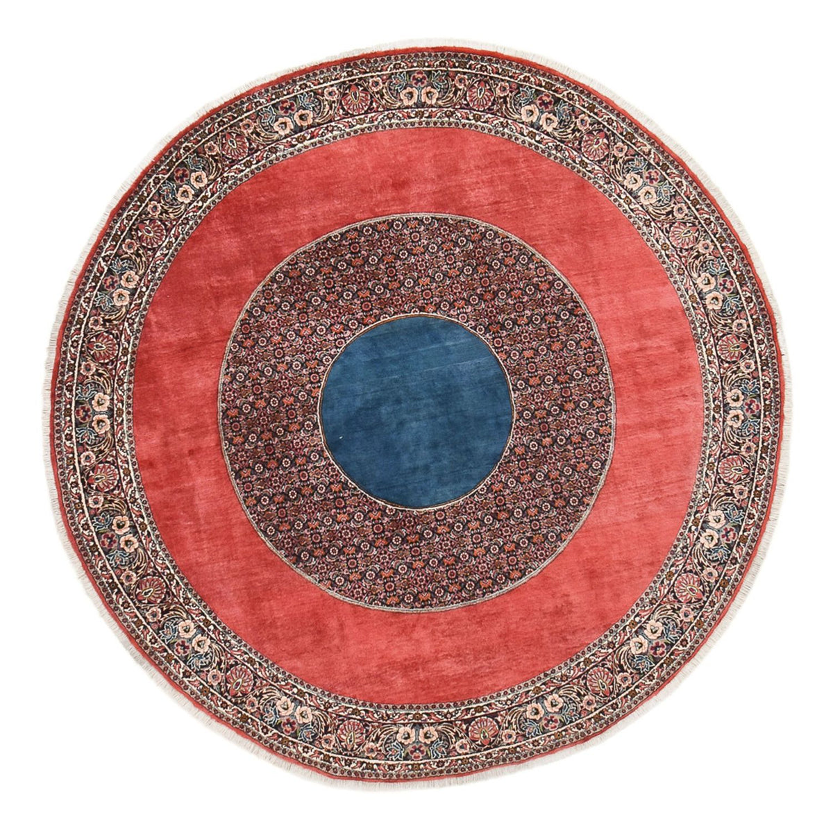 Tapis persan - Bidjar ronde  - 250 x 250 cm - multicolore