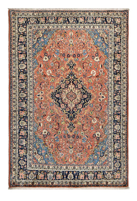Tapis persan - Bidjar - 311 x 205 cm - rouge clair