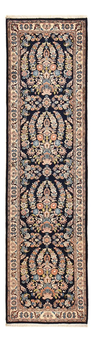 Tapis de couloir Tapis persan - Classique - 287 x 76 cm - bleu foncé