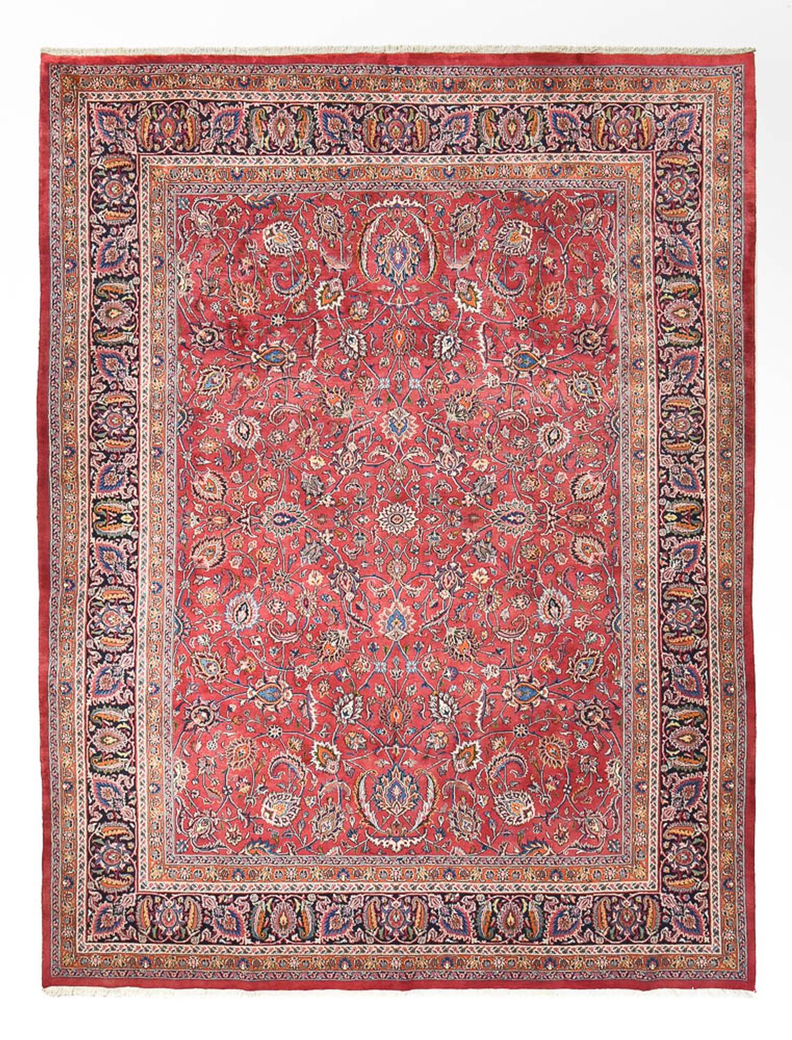 Tapis persan - Classique - Royal - 393 x 297 cm - rouge