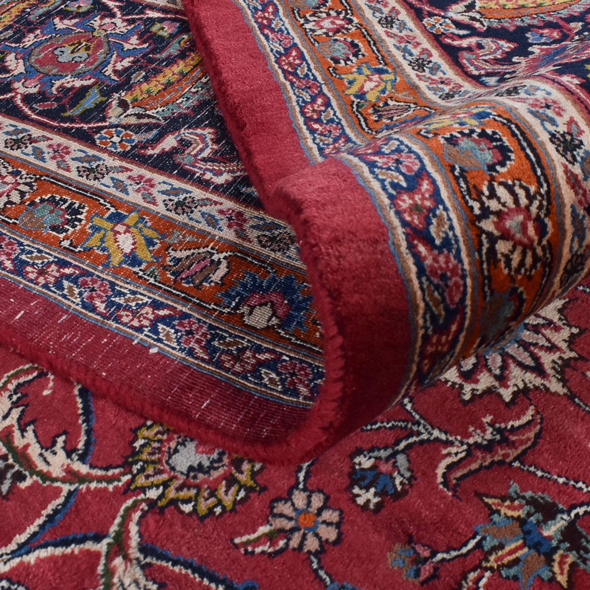 Tapis persan - Classique - Royal - 393 x 297 cm - rouge