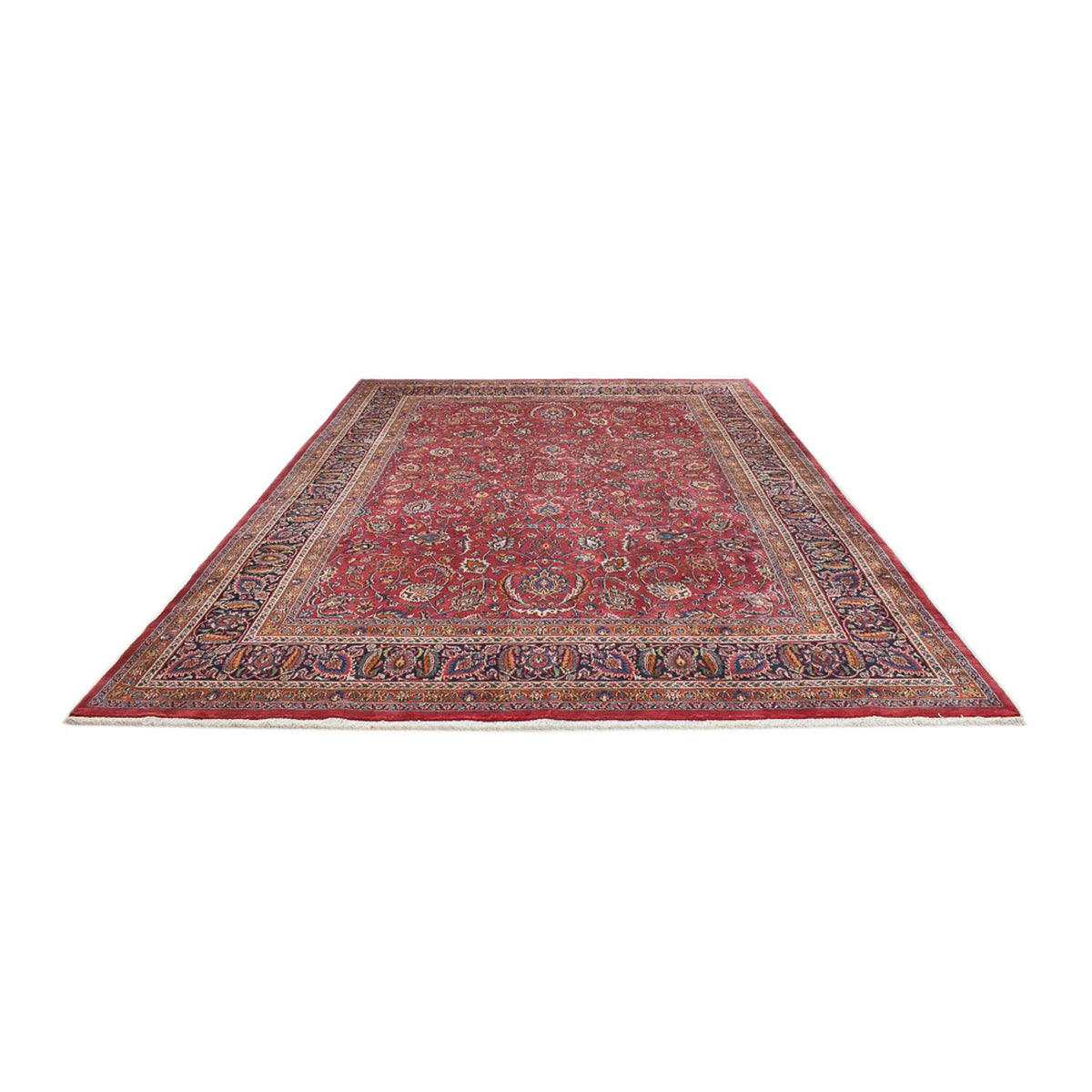 Tapis persan - Classique - Royal - 393 x 297 cm - rouge