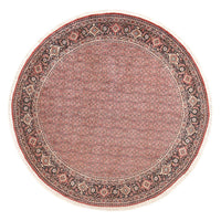 Tapis persan - Bidjar ronde  - 255 x 255 cm - rouge clair