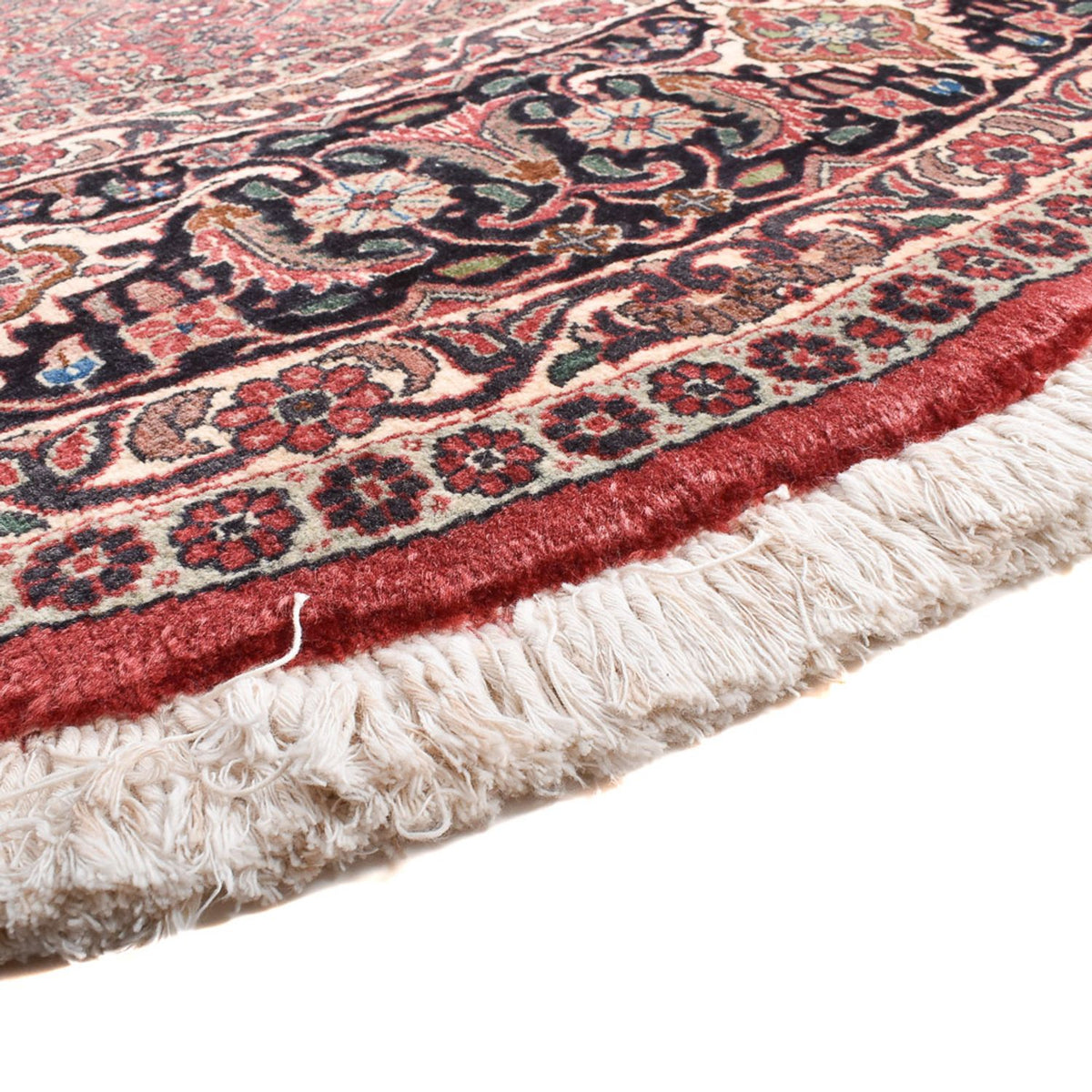 Tapis persan - Bidjar ronde  - 255 x 255 cm - rouge clair