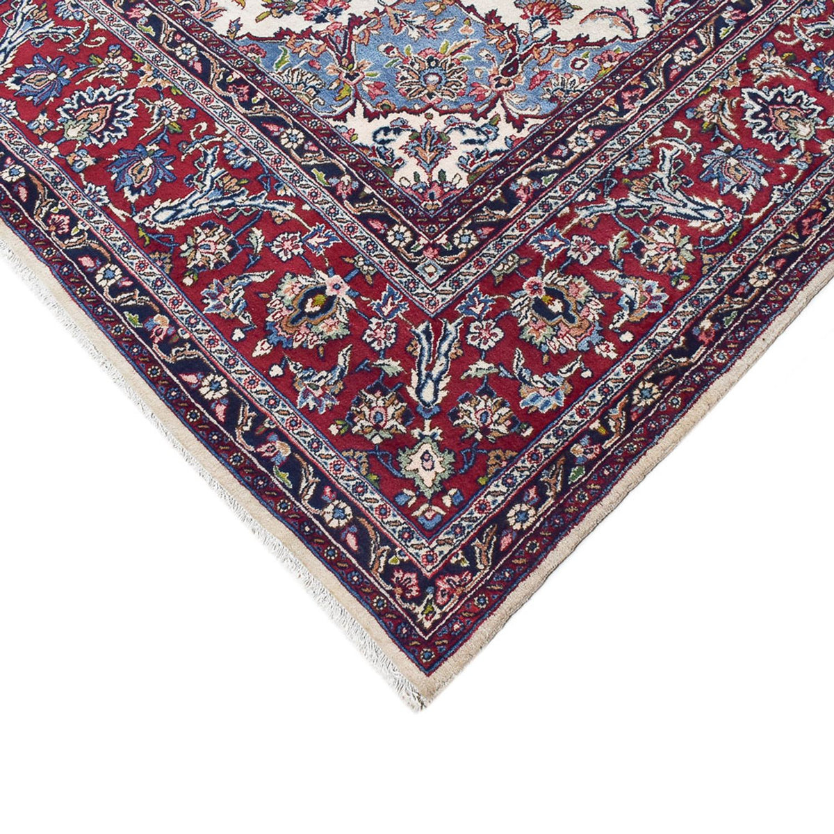 Tapis persan - Classique - Royal - 391 x 292 cm - gris clair