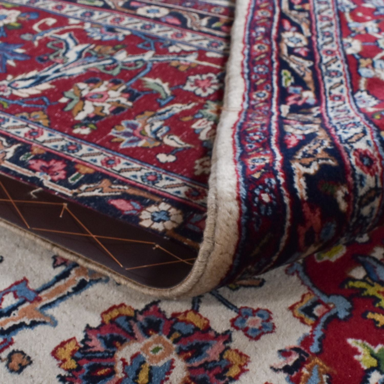 Tapis persan - Classique - Royal - 391 x 292 cm - gris clair