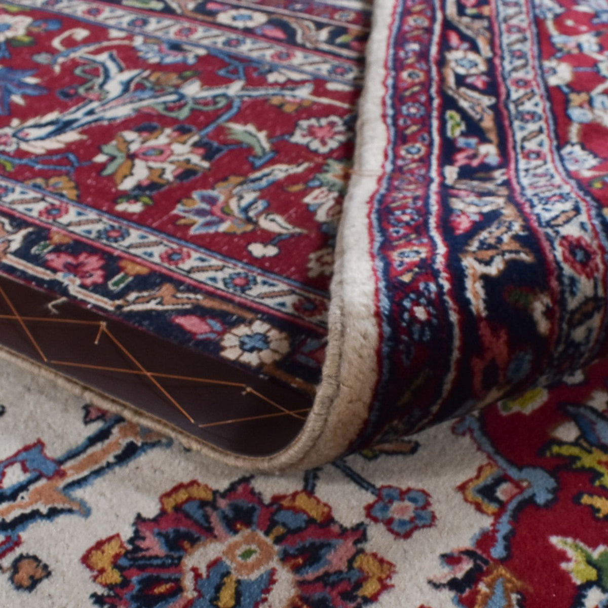 Tapis persan - Classique - Royal - 391 x 292 cm - gris clair