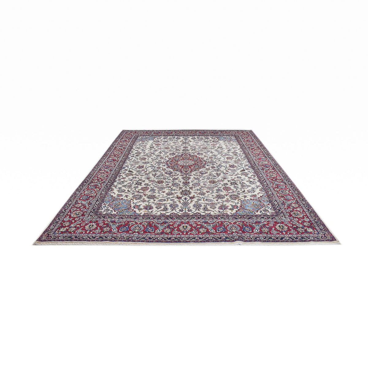 Tapis persan - Classique - Royal - 391 x 292 cm - gris clair