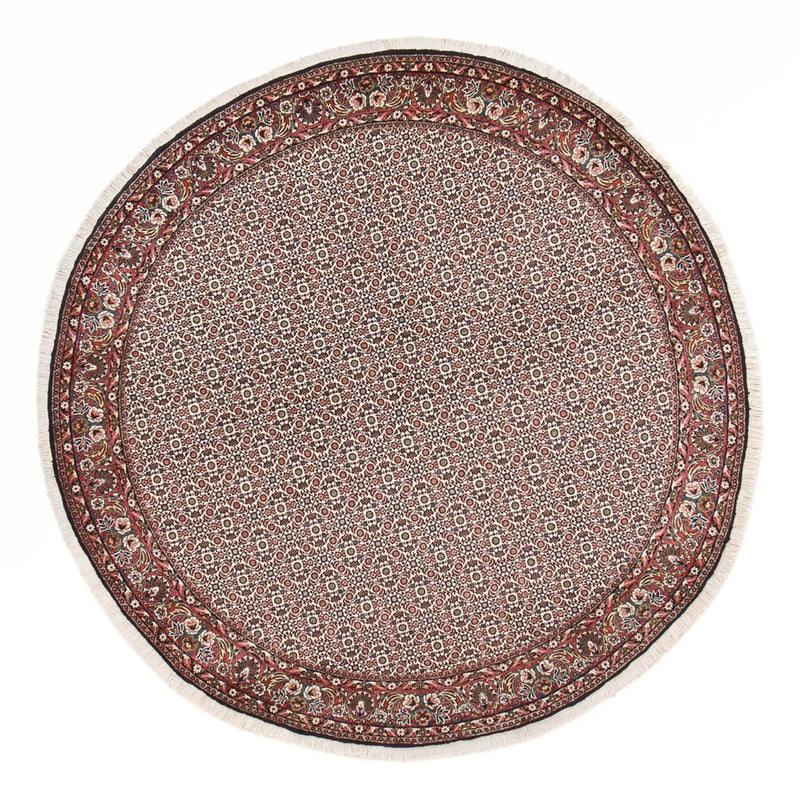 Tapis persan - Bidjar ronde  - 250 x 250 cm - gris clair
