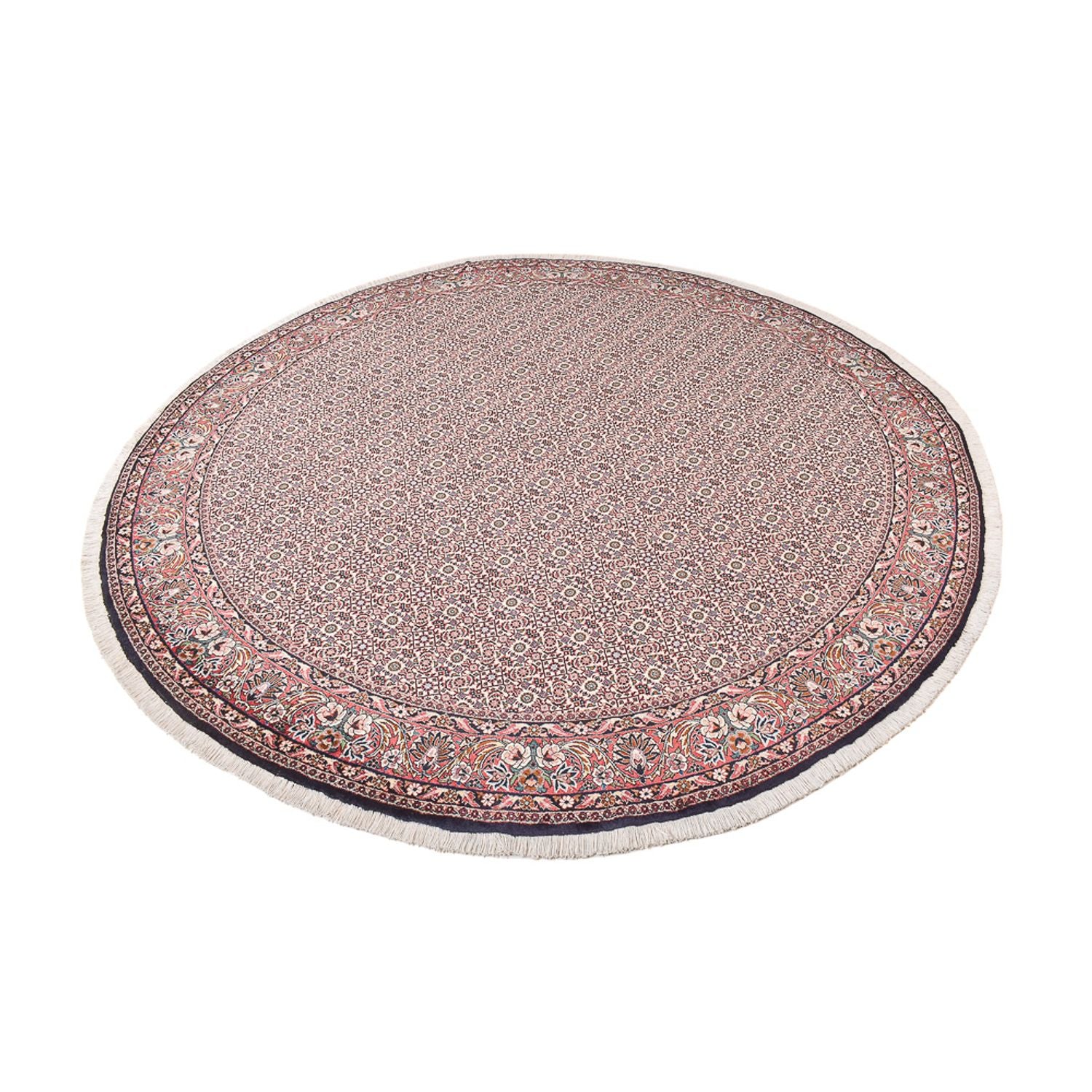 Tapis persan - Bidjar ronde  - 250 x 250 cm - gris clair