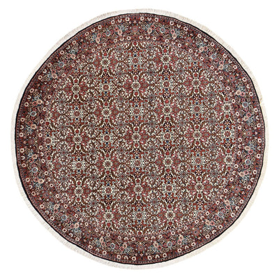 Tapis persan - Bidjar ronde  - 250 x 250 cm - rouille