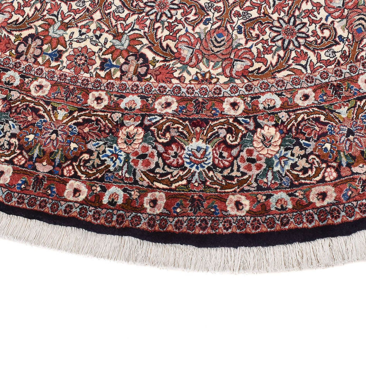 Tapis persan - Bidjar ronde  - 250 x 250 cm - rouille