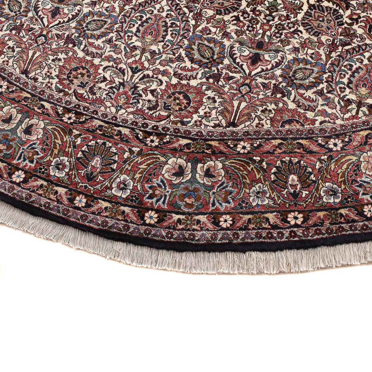 Tapis persan - Bidjar ronde  - 250 x 250 cm - rouille