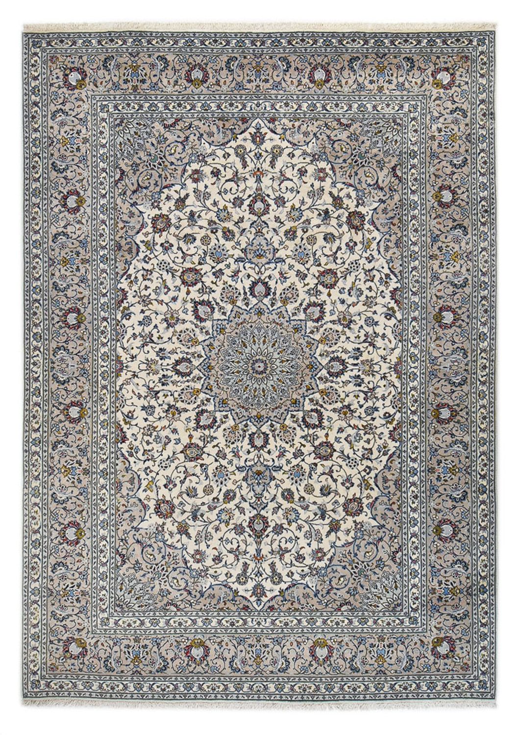 Tapis persan - Keshan - Royal - 346 x 246 cm - gris