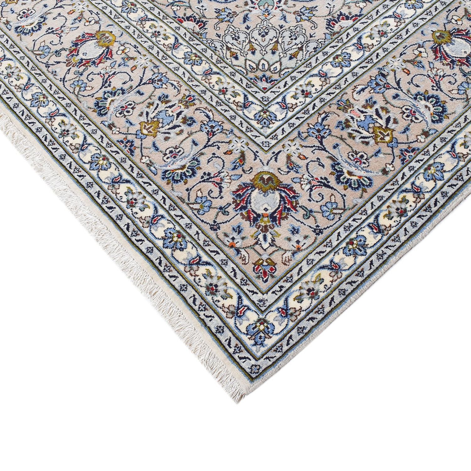 Tapis persan - Keshan - Royal - 346 x 246 cm - gris