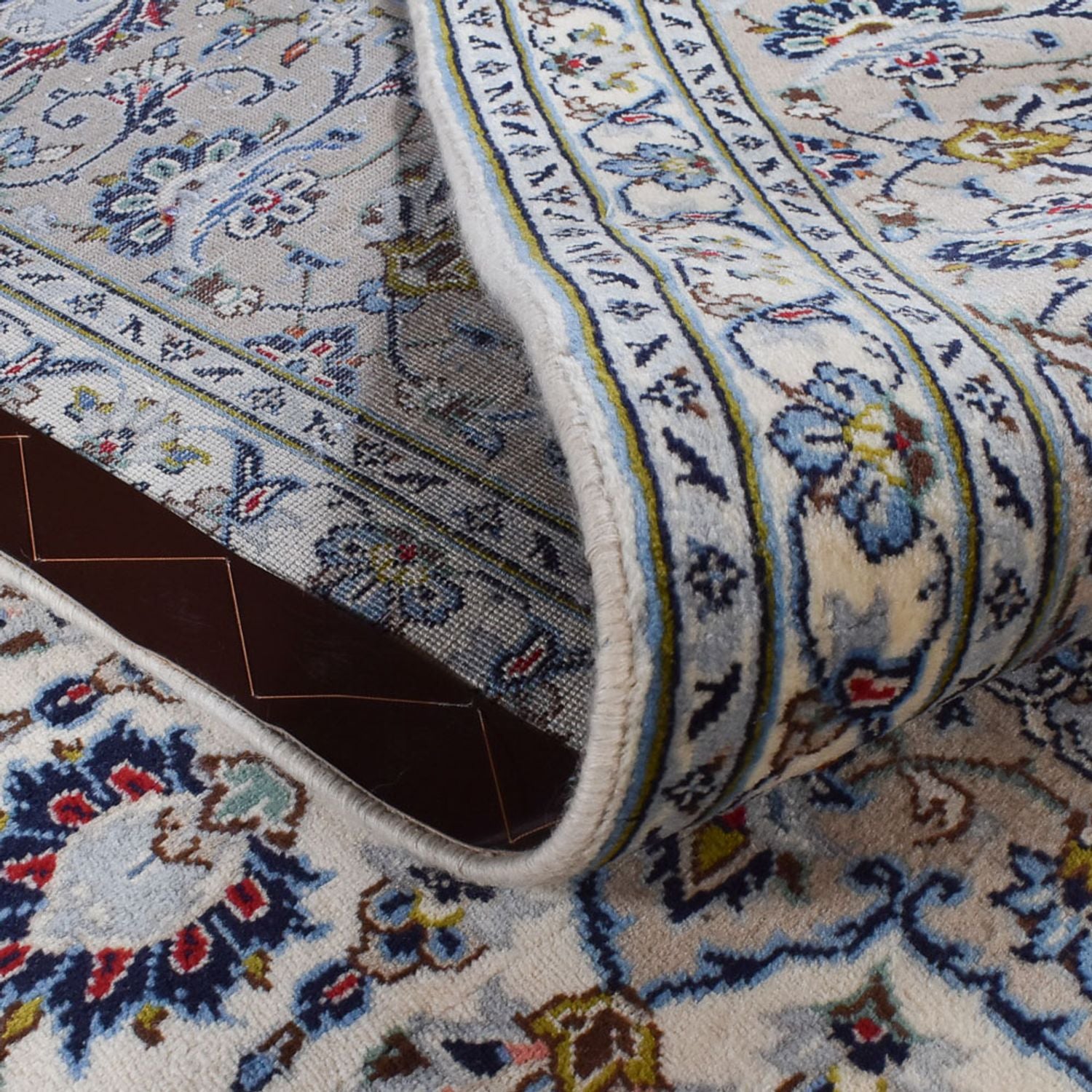 Tapis persan - Keshan - Royal - 346 x 246 cm - gris