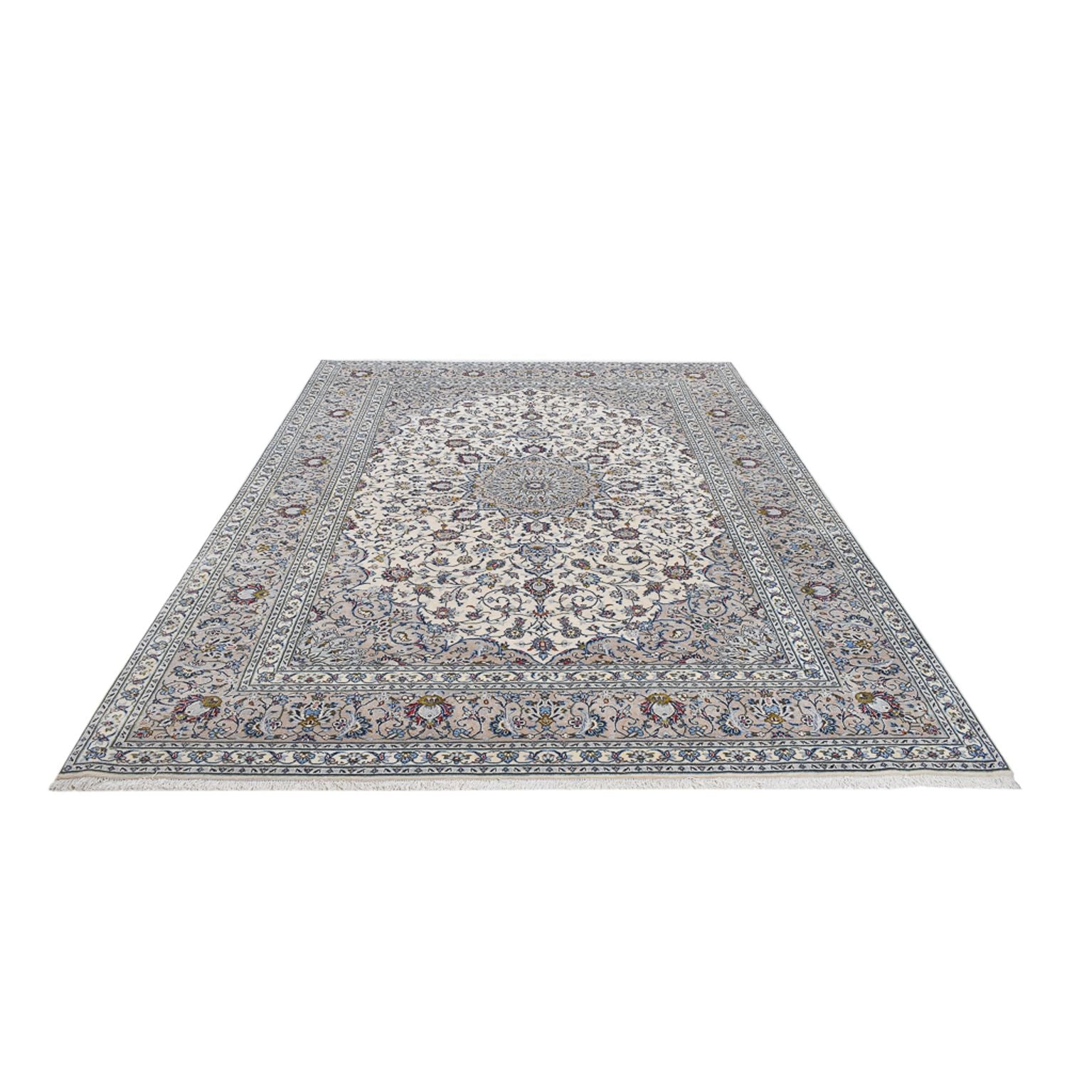 Tapis persan - Keshan - Royal - 346 x 246 cm - gris