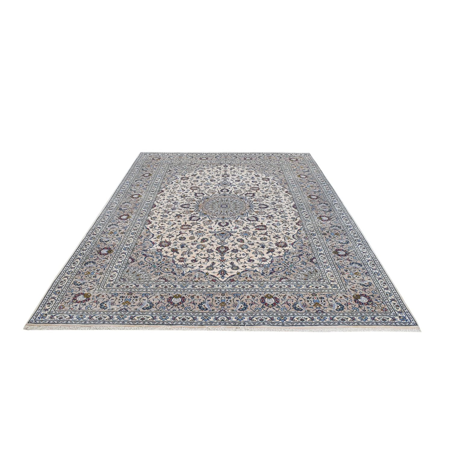 Tapis persan - Keshan - Royal - 350 x 240 cm - gris