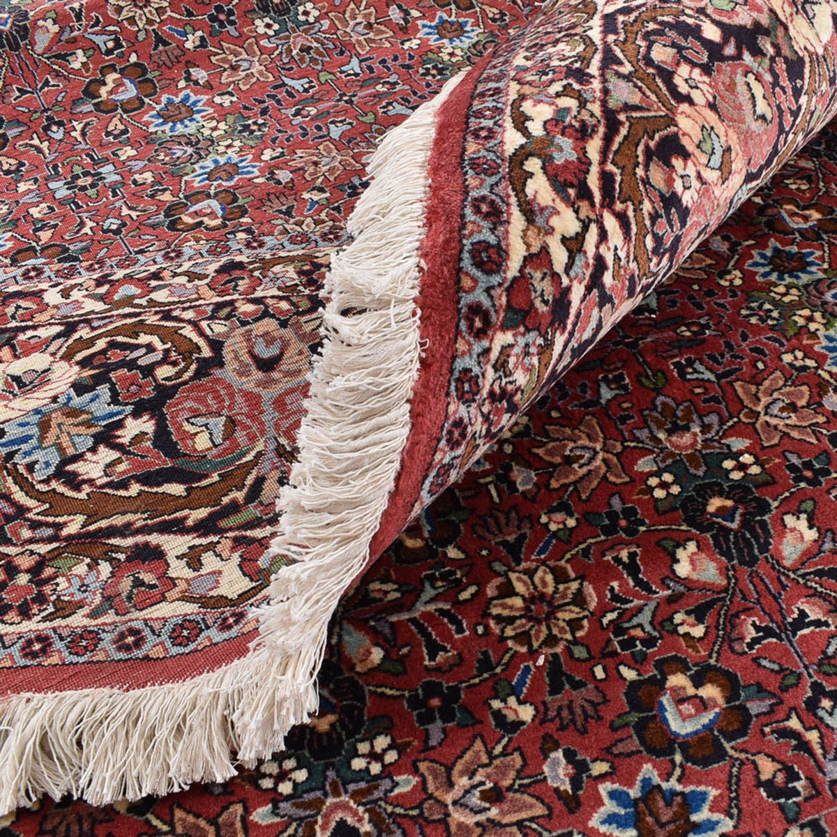 Tapis persan - Bidjar ronde  - 400 x 400 cm - rouille