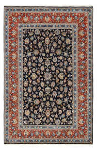 Tapis persan - Classique - 296 x 193 cm - bleu foncé