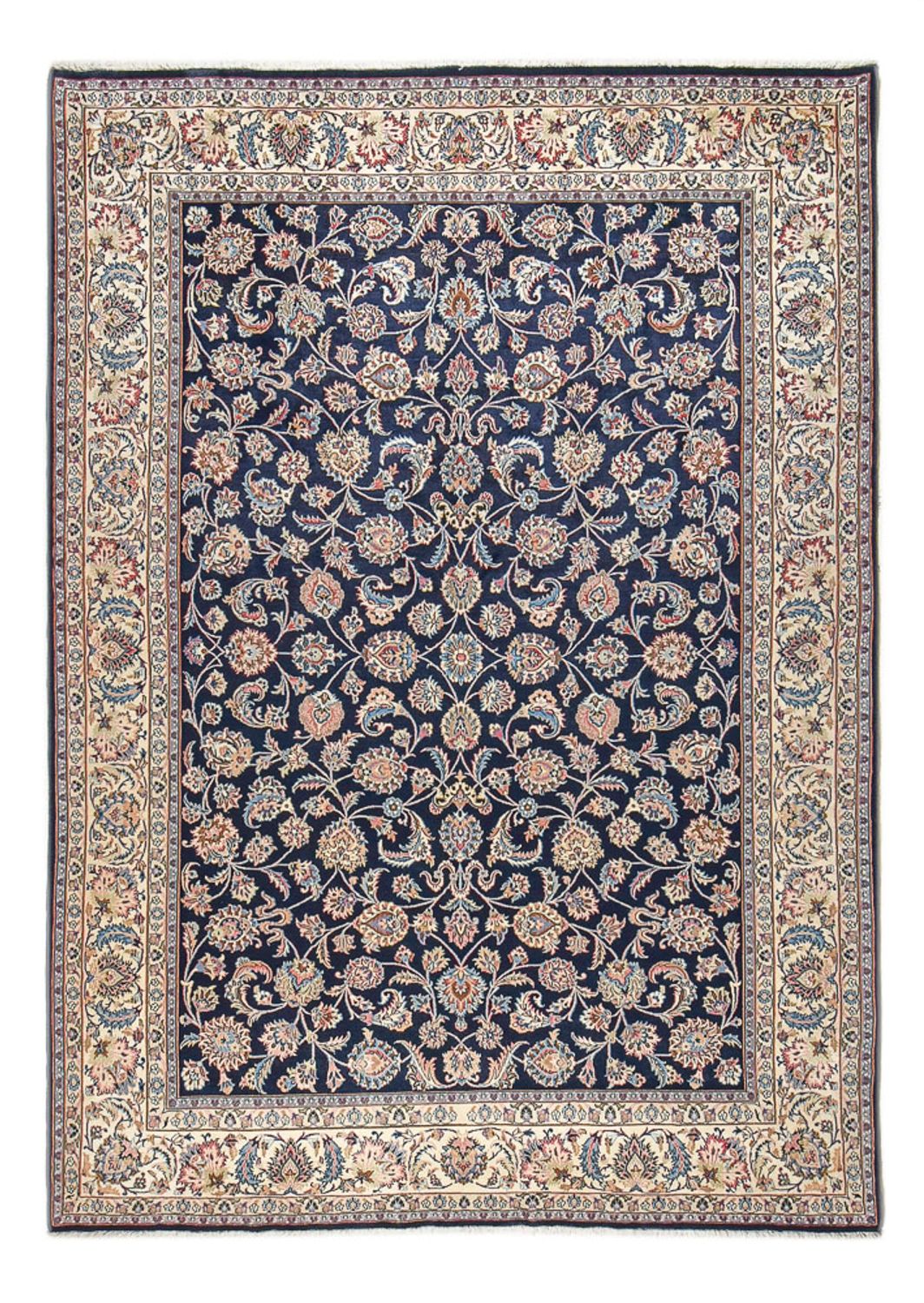 Tapis persan - Classique - 348 x 243 cm - bleu foncé