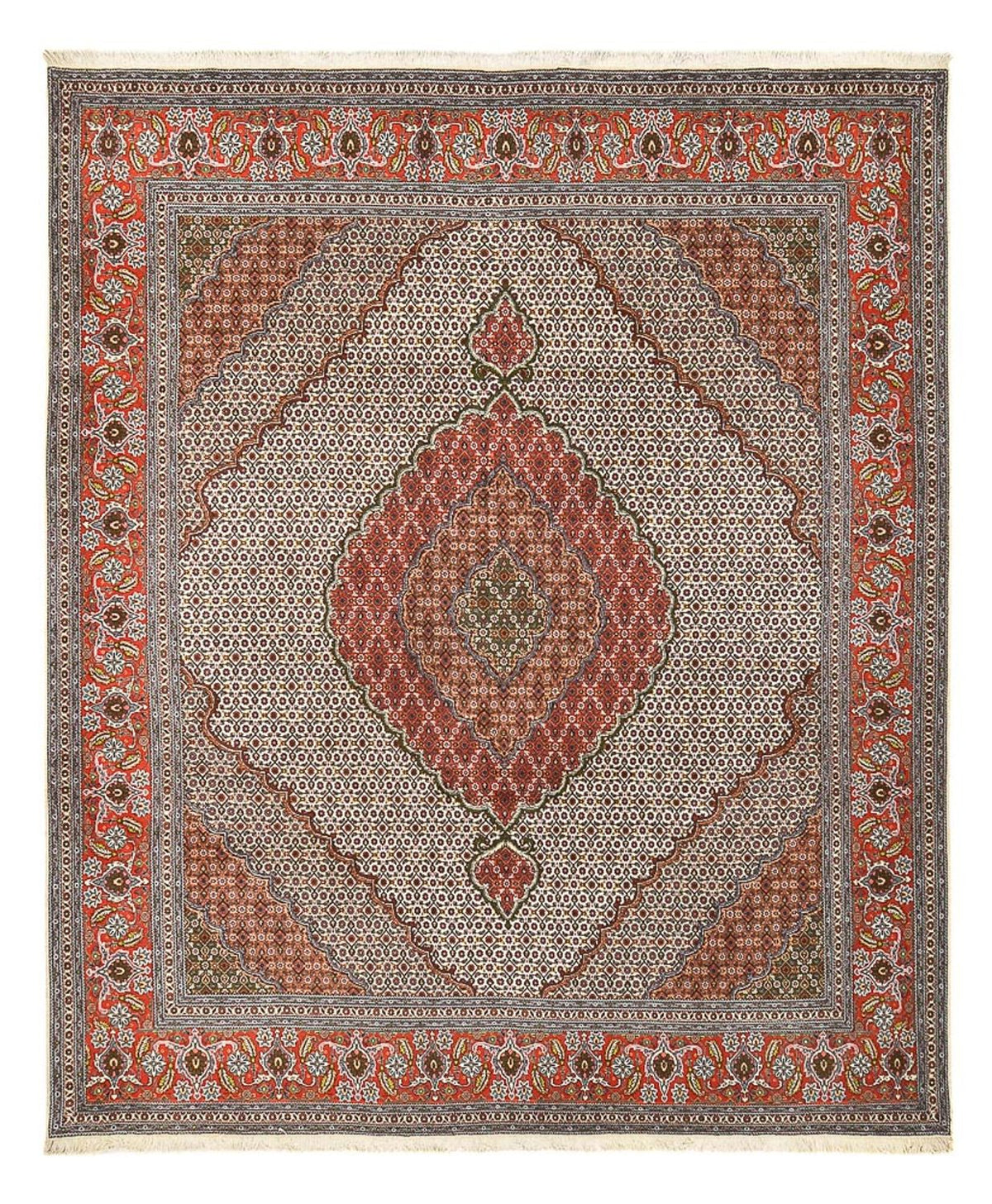 Tapis persan - Tabriz - Royal - 310 x 258 cm - rouille