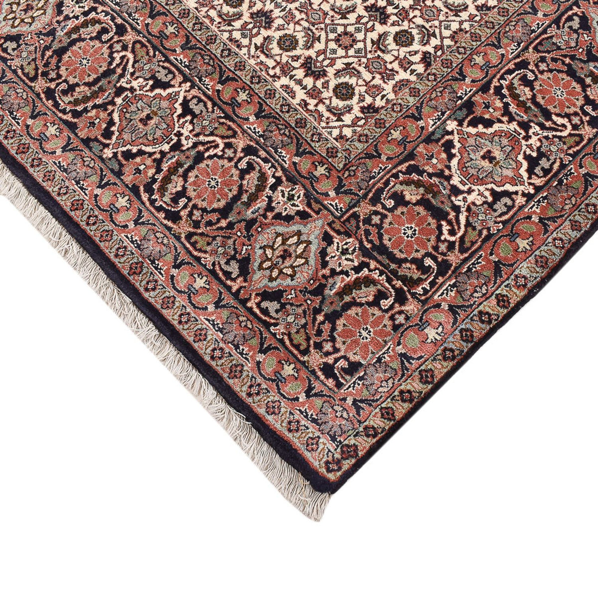 Tapis persan - Bidjar - 243 x 210 cm - marron clair
