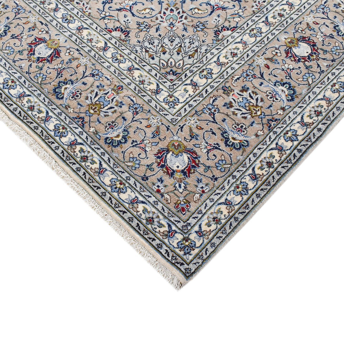 Tapis persan - Keshan - Royal - 354 x 240 cm - gris