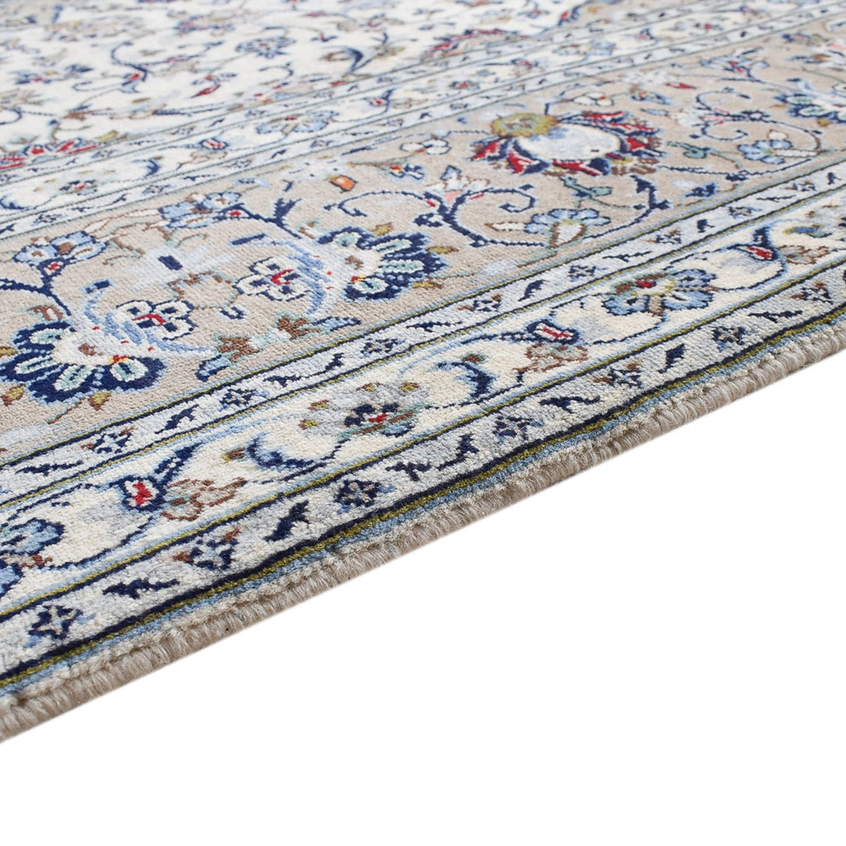 Tapis persan - Keshan - Royal - 354 x 240 cm - gris
