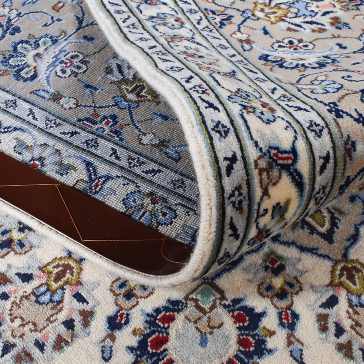 Tapis persan - Keshan - Royal - 354 x 240 cm - gris