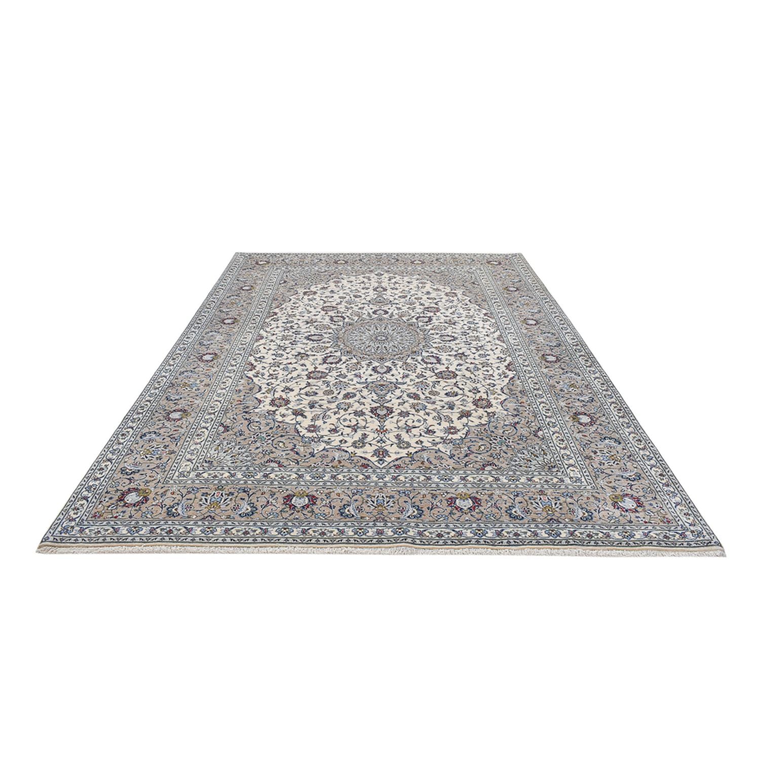 Tapis persan - Keshan - Royal - 354 x 240 cm - gris