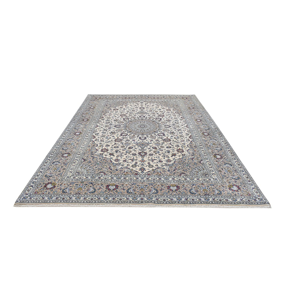 Tapis persan - Keshan - Royal - 354 x 240 cm - gris