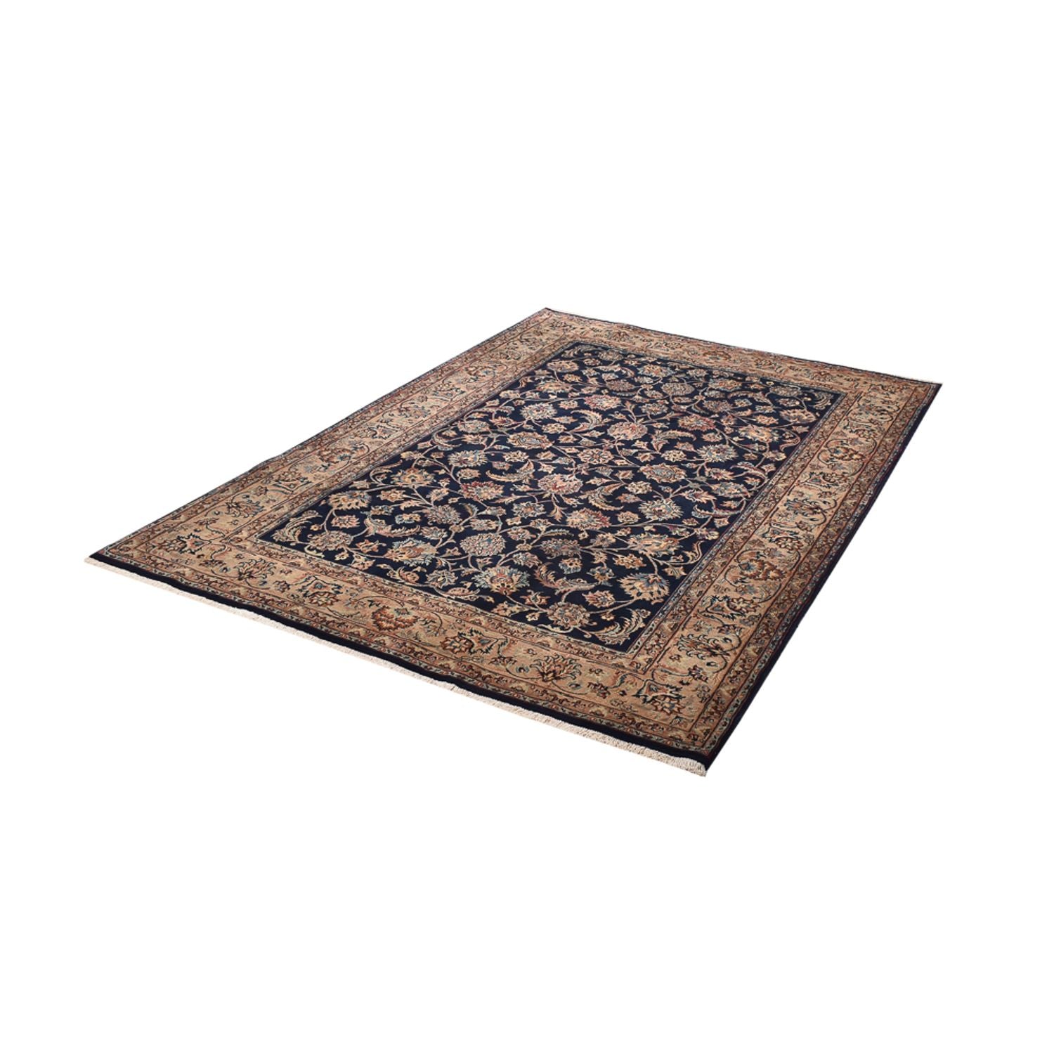 Tapis persan - Classique - 283 x 193 cm - bleu foncé