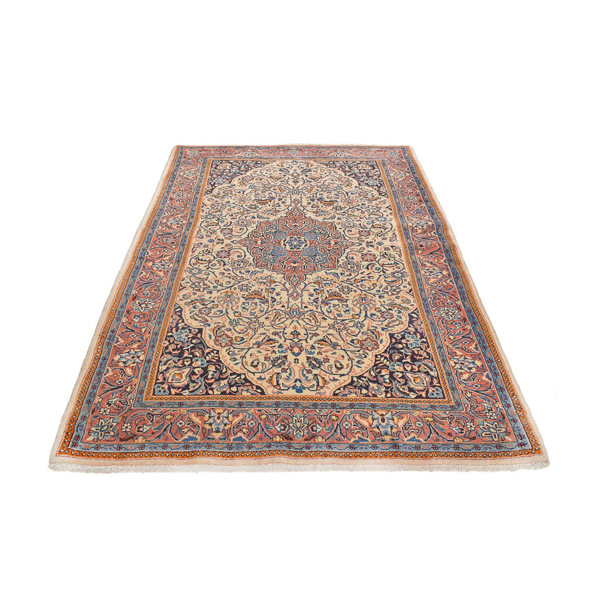 Tapis de couloir Tapis persan - Nomadic - 226 x 129 cm - beige clair