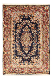 Tapis persan - Royal - 152 x 100 cm - bleu foncé