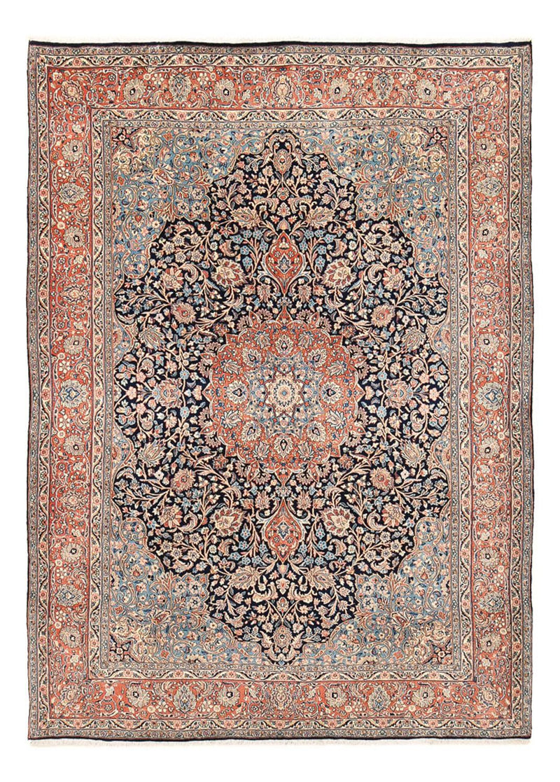 Tapis persan - Royal - 290 x 210 cm - bleu foncé