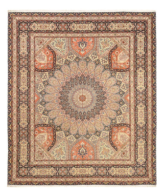 Tapis persan - Tabriz - Royal - 300 x 251 cm - beige clair