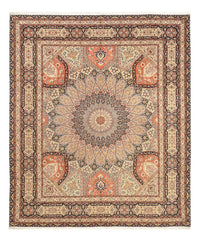 Tapis persan - Tabriz - Royal - 300 x 251 cm - beige clair