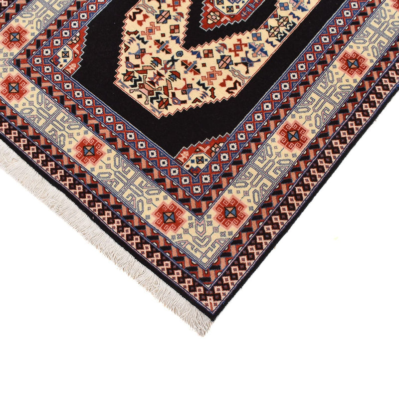 Tapis de couloir Tapis persan - Tabriz - Premium - 305 x 75 cm - bleu foncé